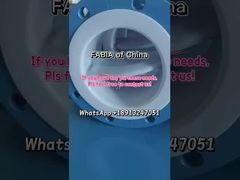 Katup kupu-kupu pneumatik Katup kupu-kupu berlapis fluor Aktuator FABIA