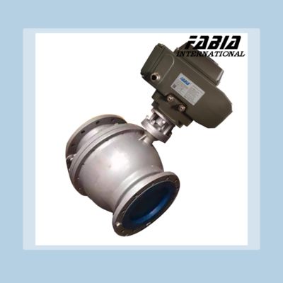 Wide caliber Electric High Pressure Ball Valve Two Piece Butt Welding Industry Ball Valve