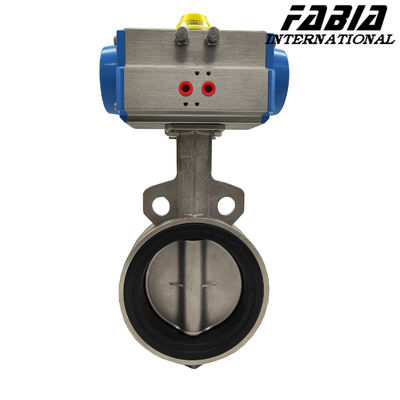 4 Inch 3 Inch Pneumatic Clamp Klep Kupu Kupu Baja tahan karat