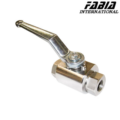 Pneumatic Actuator Tekanan Tinggi Klep Bola Produsen Manual Dua-Piece Dengan Gigi Dalam