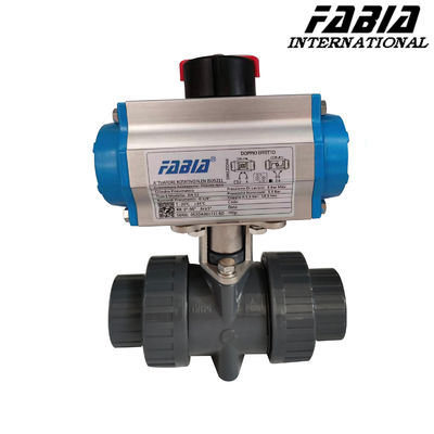 Katup Industri Dua Arah Pneumatik Katup PVC Segel Lembut