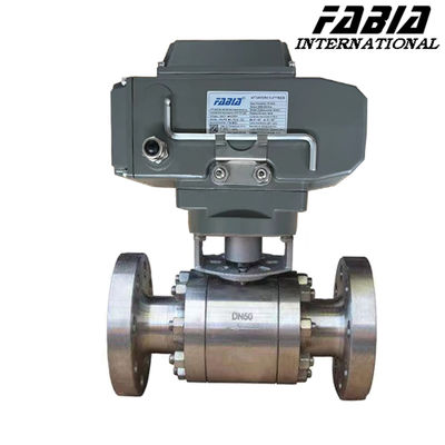 Tekanan Tinggi Motor Ball Valve Tiga Bagian Flange Ball Valve Mini