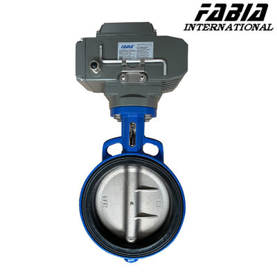 Electric Industrial Carbon Steel Body Butterfly ValvePlat Valve Baja tahan karat