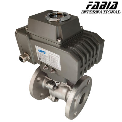 Klep Bola Flanged Industri Berkinerja Tinggi Klep Listrik Tekanan Tinggi