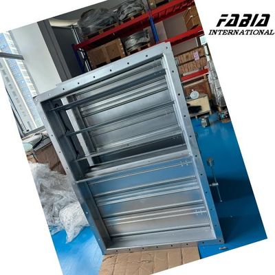 Penurun Tekanan Rendah Swing Non Return Damper Pencegahan aliran balik yang andal Untuk sistem HVAC