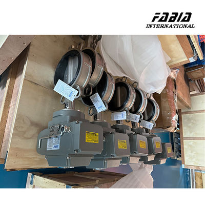 Electric Switch Type 4 inch Butterfly Valve Stainless Steel Electric Valve Segel yang ketat dan kebocoran minimal