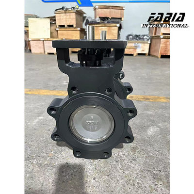 DN100 Listrik WCB Performa Tinggi Double eksentrik Klep Kupu-kupu Lug Tipe Klep Air