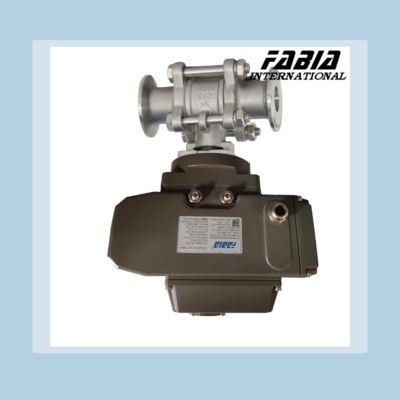 Precise Electric High Pressure Three Piece Ball Valve With Internal Teeth Convenient