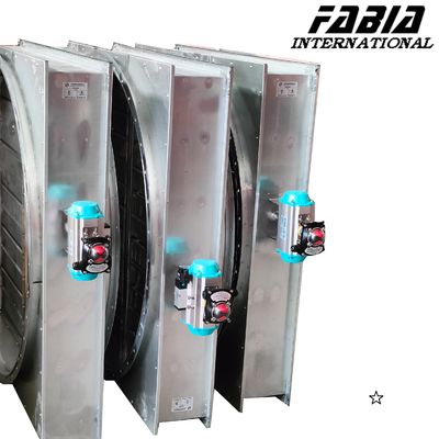 Katup yang disesuaikan Katup Flapper Pneumatik Baja Tahan Karat Katup Flapper Gas