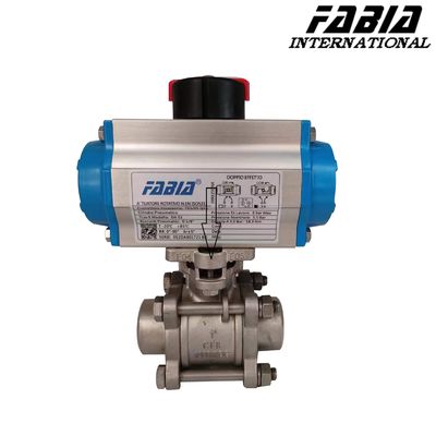 FABIA klep industri Klep bola dua bagian Klep bola stainless steel