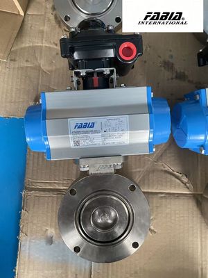 Pneumatic Vacuum  Hard Seal To Clamp Butterfly Valve Stainless Steel